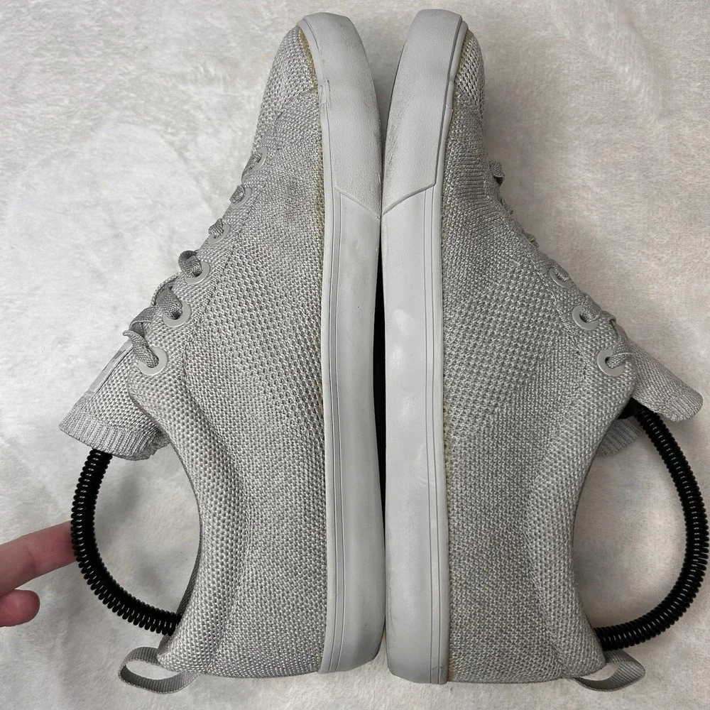 Johnnie O Shoes Gray‎ Mens 9M Techknit Stretch Knit Sneakers Preppy